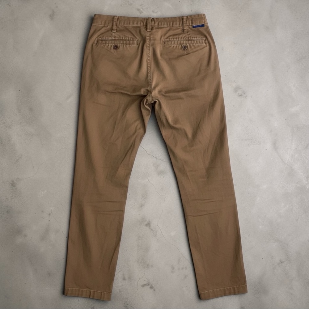 American Eagle Flex Khaki Pants Men's 30x32 Original Straight Beige Chinos - Picture 2 of 8